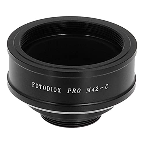 Fotodiox Pro Lens Mount Adapter Compatible with M42 Type 2 and Select Type 1 Lenses to C-Mount Cameras von Fotodiox