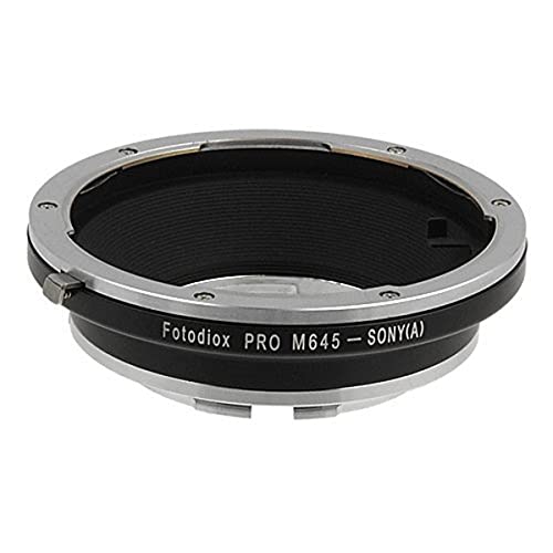 Fotodiox Pro Lens Mount Adapter Compatible with Mamiya 645 MF Lenses on Sony A-Mount (Minolta AF) Cameras von Fotodiox