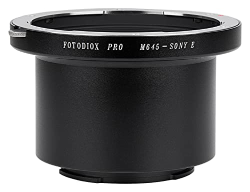 Fotodiox Pro Lens Mount Adapter Compatible with Mamiya 645 MF Lenses on Sony E-Mount Cameras von Fotodiox