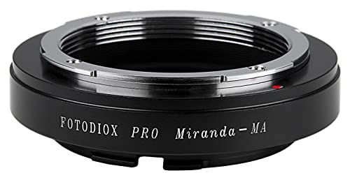 Fotodiox Pro Lens Mount Adapter Compatible with Miranda (Mir) Lenses on Sony A-Mount (Minolta AF) Cameras von Fotodiox