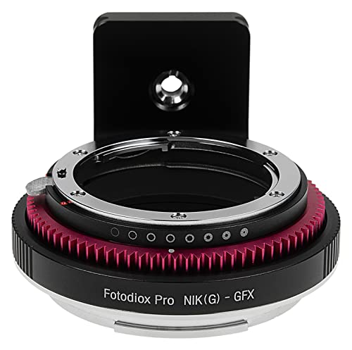 Fotodiox Pro Lens Mount Adapter Compatible with Nikon F-Mount G-Type Lenses on Fujifilm GFX G-Mount Cameras von Fotodiox