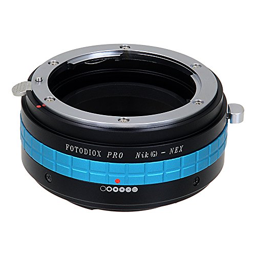 Fotodiox Pro Lens Mount Adapter Compatible with Nikon F-Mount G-Type Lenses on Sony E-Mount Cameras von Fotodiox