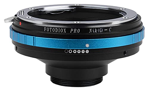 Fotodiox Pro Lens Mount Adapter Compatible with Nikon F-Mount G-Type Lenses to C-Mount Cameras von Fotodiox