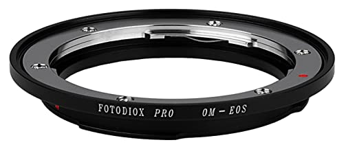 Fotodiox Pro Lens Mount Adapter Compatible with Olympus OM 35mm Film Lenses on Canon EOS EF/EF-S Cameras von Fotodiox