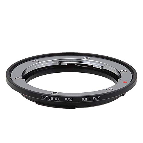 Fotodiox Pro Lens Mount Adapter Compatible with Olympus Zuiko (OM) 35mm SLR Lens on Canon EOS (EF, EF-S) Mount D/SLR Camera Body - with Gen10 Focus Confirmation Chip von Fotodiox