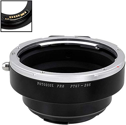 Fotodiox Pro Lens Mount Adapter Compatible with Pentax 6x7 (P67, PK67) Mount SLR Lens on Canon EOS (EF, EF-S) Mount D/SLR Camera Body - with Gen10 Focus Confirmation Chip von Fotodiox