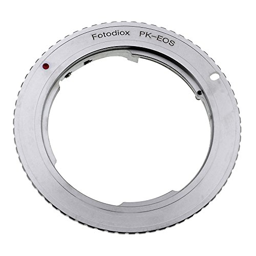 Fotodiox Pro Lens Mount Adapter Compatible with Pentax K Lenses on Canon EOS (EF, EF-S) Mount D/SLR Camera Body von Fotodiox