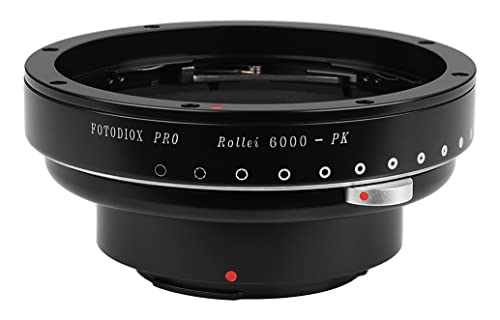 Fotodiox Pro Lens Mount Adapter Compatible with Rollei 6000 Lenses on Pentax K-Mount Cameras von Fotodiox