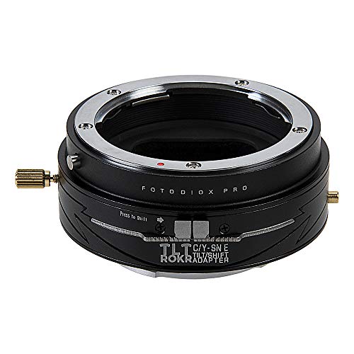 Fotodiox Pro TLT ROKR Tilt/Shift Lens Adapter Compatible with Contax/Yashica (CY) Lenses on Sony E-Mount Cameras von Fotodiox