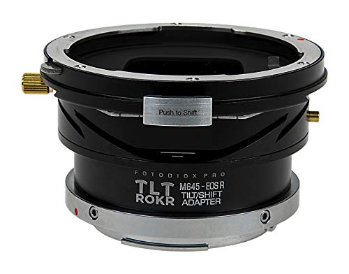 Fotodiox Pro TLT ROKR Tilt/Shift Lens Adapter Compatible with Mamiya 645 (M645) Mount Lenses on Canon RF-Mount Cameras von Fotodiox