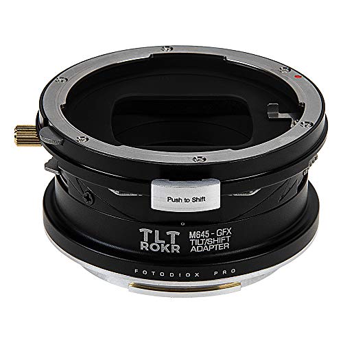 Fotodiox Pro TLT ROKR Tilt/Shift Lens Adapter Compatible with Mamiya 645 MF (M645) Mount Lenses on Fujifilm GFX G-Mount Cameras von Fotodiox