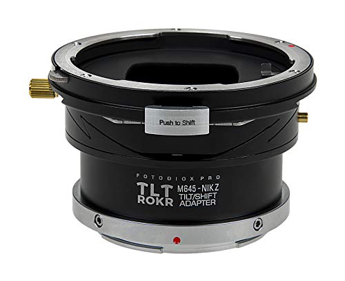 Fotodiox Pro TLT ROKR Tilt/Shift Lens Adapter Compatible with Mamiya 645 MF (M645) Mount Lenses on Nikon Z-Mount Cameras von Fotodiox