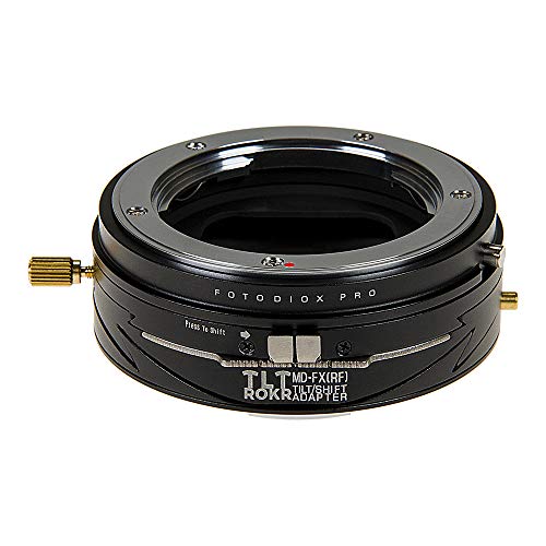 Fotodiox Pro TLT ROKR Tilt/Shift Lens Adapter Compatible with Minolta MD Lenses on Fujifilm X-Mount Cameras von Fotodiox