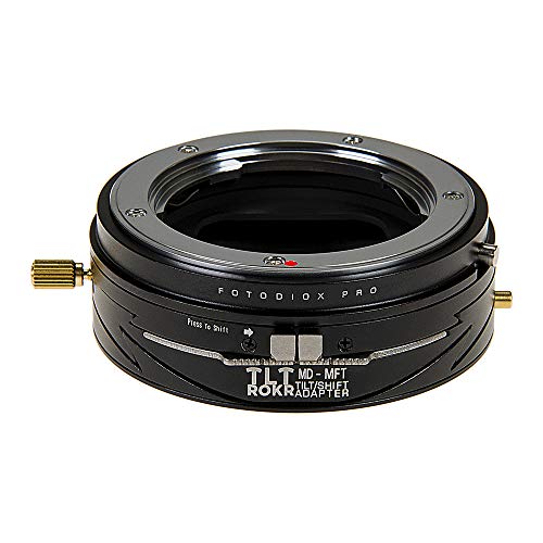 Fotodiox Pro TLT ROKR Tilt/Shift Lens Adapter Compatible with Minolta Rokkor (SR/MD/MC) SLR Lenses on Micro Four Thirds Mount Cameras von Fotodiox