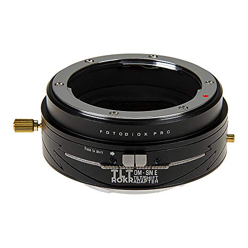 Fotodiox Pro TLT ROKR Tilt/Shift Lens Adapter Compatible with Olympus OM 35mm Film Lenses on Sony E-Mount Cameras von Fotodiox