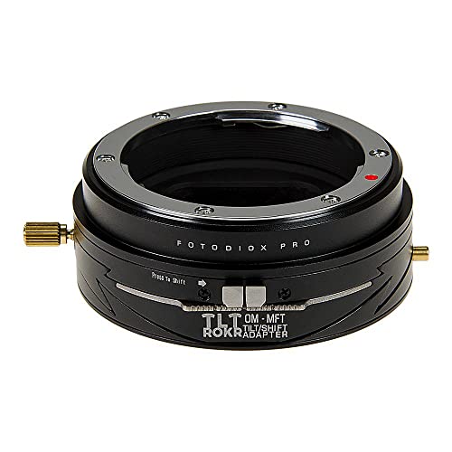 Fotodiox Pro Tlt Rokr Objektivadapter für Olympus Zuiko (OM) 35 mm SLR Objektive auf Micro Four Thirds (MFT, M4/3) Mount Mirrorless Camera Body von UPC