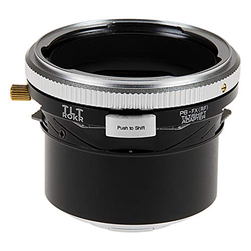Fotodiox Pro TLT ROKR Tilt/Shift Lens Adapter Compatible with Pentacon 6 (Kiev 60) Lenses on Fujifilm X-Mount Cameras von Fotodiox