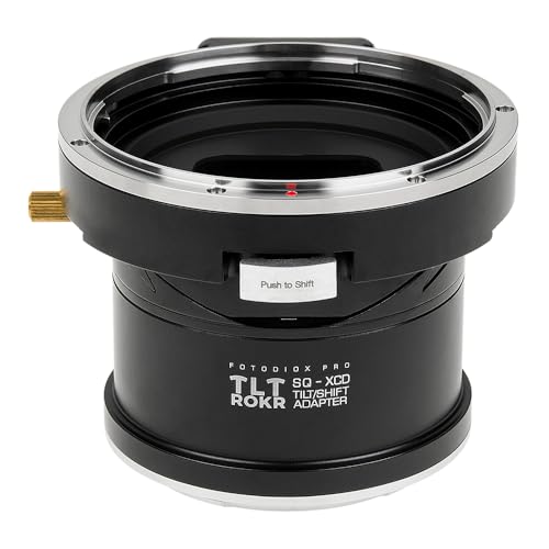 Fotodiox Pro TLT ROKR – Tilt/Shift Objektivadapter kompatibel mit Bronica SQ Mount Objektiven für Hasselblad X-System (XCD) Mount spiegellose Kameras von Fotodiox