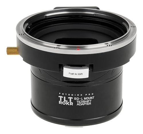 Fotodiox Pro TLT ROKR – Tilt/Shift Objektivadapter kompatibel mit Bronica SQ Mount Objektiven für spiegellose L-Mount Alliance Kameras von Fotodiox