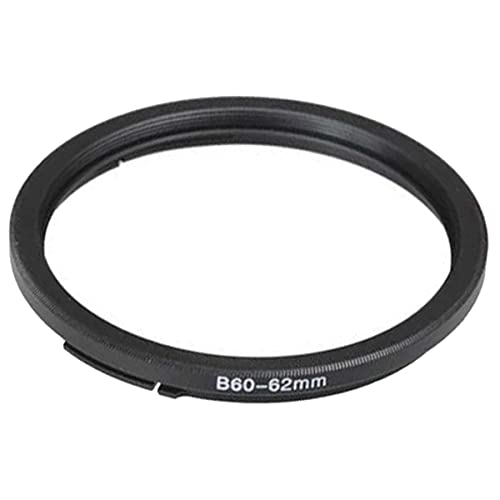 Fotodiox Step Up Filter Adapter Ring for Hasselblad Bayonet 60 B60 - 62mm, Anodized Black Metal Filter Adapter Ring von Fotodiox