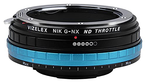 Vizelex ND Throttle Lens Adapter Compatible with Nikon F-Mount G-Type Lenses on Samsung NX Mount Cameras - by Fotodiox Pro von Fotodiox