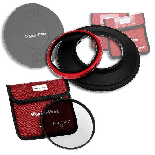 WonderPana 145 Essentials Kit - 145mm Filter Holder, Lens Cap and CPL Filter for the Sigma 14mm f/2.8 EX HSM RF Aspherical Ultra Wide Angle Lens (Full Frame 35mm) von Fotodiox