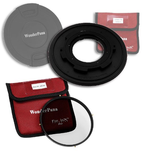 WonderPana 145 Essentials Kit - 145mm Filter Holder, Lens Cap and CPL Filter for the Tokina 10-17mm f/3.5-4.5 AT-X 107 DX AF Fisheye Lens (APS-C 35mm) von Fotodiox