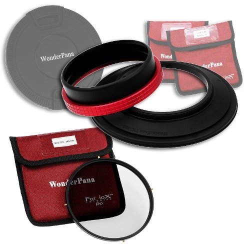 WonderPana 145 Essentials Kit - 145mm Filter Holder, Lens Cap and CPL Filter for the Tokina 16-28mm f/2.8 AT-X Pro FX Lens (Full Frame 35mm) von Fotodiox
