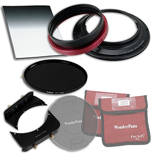 WonderPana 66 FreeArc Essentials ND 0.6HE Kit - Rotating 145mm Filter System Holder, Lens Cap, Fotodiox Pro 6.6"x8.5" 0.6 (2-stop) Hard Edge Grad ND and 145mm ND16 (4-Stop) Filters for the Tamron 15-30mm SP F/2.8 Di VC USD Wide-Angle Zoom Lens (Full Frame 35mm) von Fotodiox