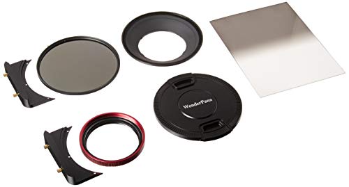 WonderPana 66 FreeArc Essentials ND 0.9HE Kit - Rotating 145mm Filter System Holder, Lens Cap, Fotodiox Pro 6.6"x8.5" 0.9 (2-stop) Hard Edge Grad ND and 145mm ND16 (4-Stop) Filters for the Various 14mm Full Frames (Samyang, Rokinon, Polaroid, Vivitar, Bower, Falcon, Pro-Optic, Bell & Howell, Opteka, Walimax) von Fotodiox