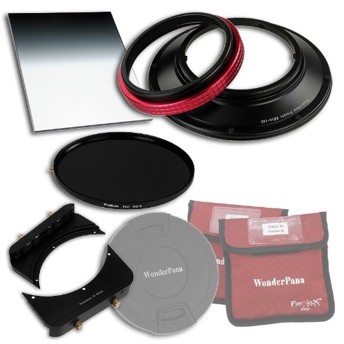 WonderPana 66 FreeArc Essentials ND 0.9SE Kit - Rotating 145mm Filter System Holder, Lens Cap, Fotodiox Pro 6.6"x8.5" 0.9 (2-stop) Soft Edge Grad ND and 145mm ND16 (4-Stop) Filters for the Various 14mm Full Frames (Samyang, Rokinon, Polaroid, Vivitar, Bow von Fotodiox