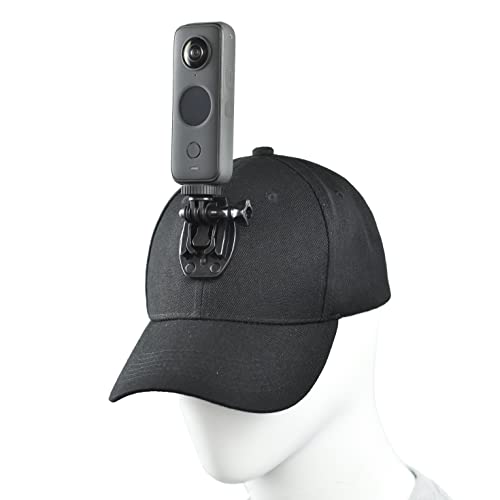 Fotoleey Action Cam Halterung Baseballkapp für GoPro Hero 13/12/ 11/ Hero 10/ Hero 9 kompatibel mit Insta360 X5/X4/X3, One RS, DJI Action 2 Fotoleey Action Cam Halterung Baseballkapp für GoPro Hero 13/12/ 11/ Hero 10/ Hero 9 kompatibel mit Insta360 X5/X4/X3, One RS, DJI Action 2 von Fotoleey