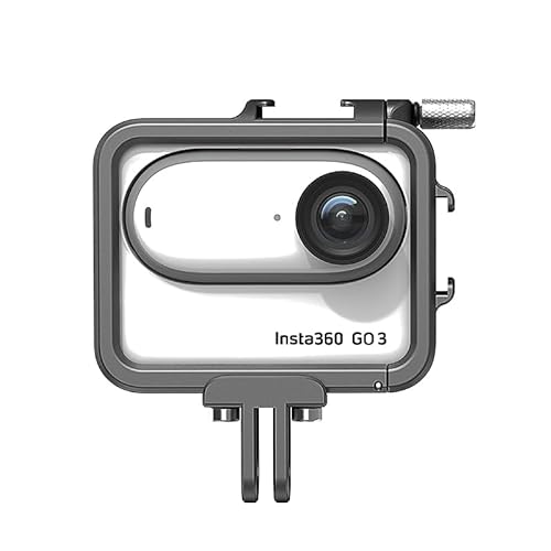 Fotoleey Aluminium-Schutzhülle für Insta360 GO 3-Zubehör für GO 3-Metal Frame Mounting von Fotoleey