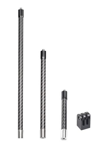 Fotoleey Karbonfaser Kamera Verlaengerungsstange Set Fuer Insta360 X5 X4 X3 X2,Go Pro Hero 12 11 Helm Fahrrad Halterung Leicht Vielseitig Fotoleey Karbonfaser Kamera Verlaengerungsstange Set Fuer Insta360 X5 X4 X3 X2,Go Pro Hero 12 11 Helm Fahrrad Halterung Leicht Vielseitig von Fotoleey
