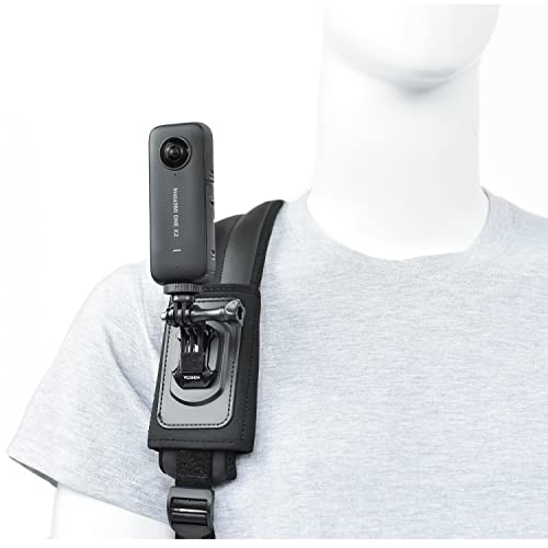 Fotoleey Rucksack Schultergurt Halterung für Insta360 X5/X4/X3/Ace, Rucksack Schultergurt Halterung für GoPro Hero 13/12/11/10 Fotoleey Rucksack Schultergurt Halterung für Insta360 X5/X4/X3/Ace, Rucksack Schultergurt Halterung für GoPro Hero 13/12/11/10 von Fotoleey