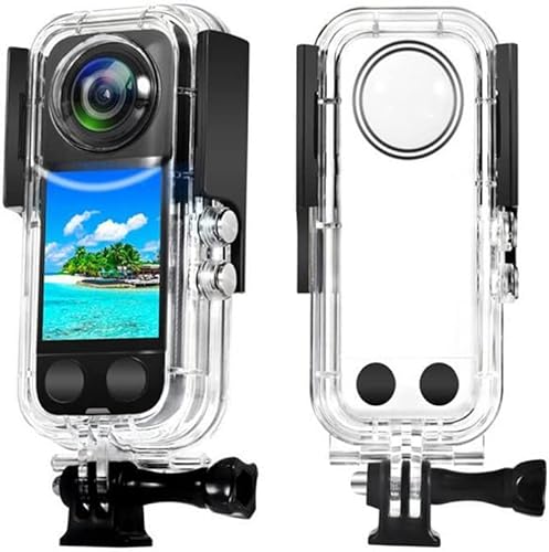 Fotoleey Unterwassergehäuse für Insta360 X3-40m Tauchgehäuse aus Acryl mit Edelstahlknopf und gehärtetem Glas - für Tauchen, Surfen, Schwimmen Fotoleey Unterwassergehäuse für Insta360 X3-40m Tauchgehäuse aus Acryl mit Edelstahlknopf und gehärtetem Glas - für Tauchen, Surfen, Schwimmen von Fotoleey