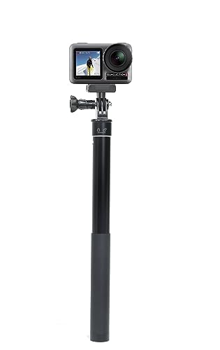 Fotoleey Verlängerungsstab Selfie Stick für Osmo Action 4, Action 3 von Fotoleey