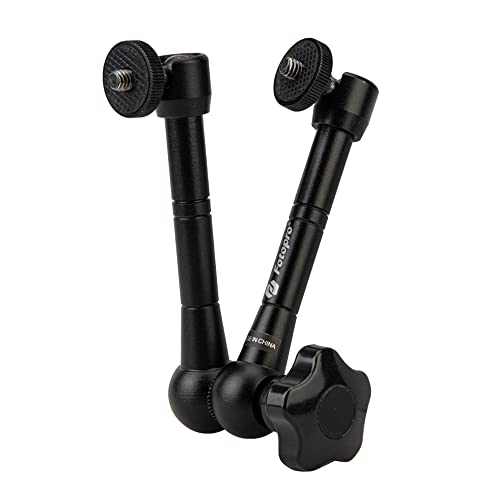 Fotopro 11 Zoll Magic Arm Beide 1/4 Zoll Gewindeschraube Verstellbarer Artikulieren magischer Arm für Stativ LED Licht Monitor Mikrofon Super Clamp Fotopro 11 Zoll Magic Arm Beide 1/4 Zoll Gewindeschraube Verstellbarer Artikulieren magischer Arm für Stativ LED Licht Monitor Mikrofon Super Clamp von Fotopro