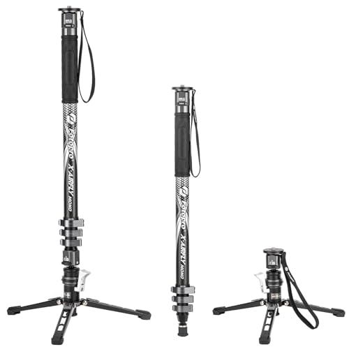 Fotopro Einbeinstativ aus Kohlefaser, 185,4 cm, professionelles Einbeinstativ, Reise-Einbeinstativ mit Pedal, maximale Traglast 10 kg, für DSLR-Kamera, X-Airfly Mono, Grau Fotopro Einbeinstativ aus Kohlefaser, 185,4 cm, professionelles Einbeinstativ, Reise-Einbeinstativ mit Pedal, maximale Traglast 10 kg, für DSLR-Kamera, X-Airfly Mono, Grau von Fotopro