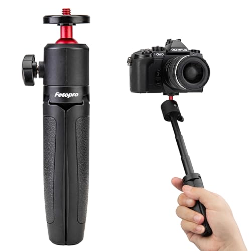 Fotopro Kompakt Kamera Stativ, Mini Stativmit 1/4'' Schraube, Tragbar Reise Stativ für Smartphone Sony Canon Fotopro Kompakt Kamera Stativ, Mini Stativmit 1/4'' Schraube, Tragbar Reise Stativ für Smartphone Sony Canon von Fotopro