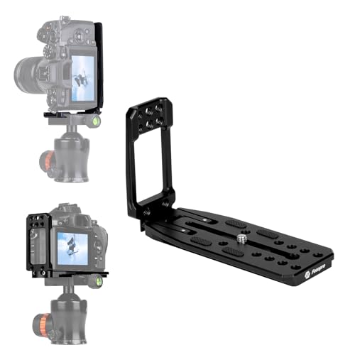 Fotopro L-förmigen Schnellwechselplatte Vertikales Horizontales Umschalten L Halterung QR für Canon Nikon Sony Stativ Einbeinstativ DSLR Kamera Universal von Fotopro