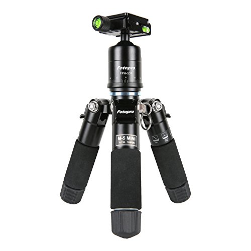 Fotopro Mini Stativ, Kamera Stative Aluminium, 48 cm Leichtes Reisestativ mit Kugelkopf Schnellwechselplatte DSLR Stativ Fotopro Mini Stativ, Kamera Stative Aluminium, 48 cm Leichtes Reisestativ mit Kugelkopf Schnellwechselplatte DSLR Stativ von Fotopro