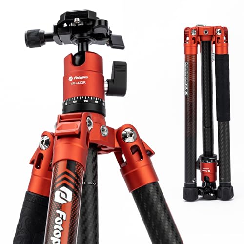 Fotopro X-Aircross 3 Reisestativ Kohlefaser 152cm 360 Panorama Kugelkopf Stabil 0.94kg UltraLeichtes Tragbares Kompakt Kamera Stativ für DSLR mit Tragetasche Max Belastung bis 10kg Fotopro X-Aircross 3 Reisestativ Kohlefaser 152cm 360 Panorama Kugelkopf Stabil 0.94kg UltraLeichtes Tragbares Kompakt Kamera Stativ für DSLR mit Tragetasche Max Belastung bis 10kg von Fotopro