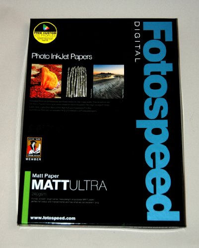 Fotospeed 7D109 MATT Ultra A4 100 Blatt Papier von Fotospeed