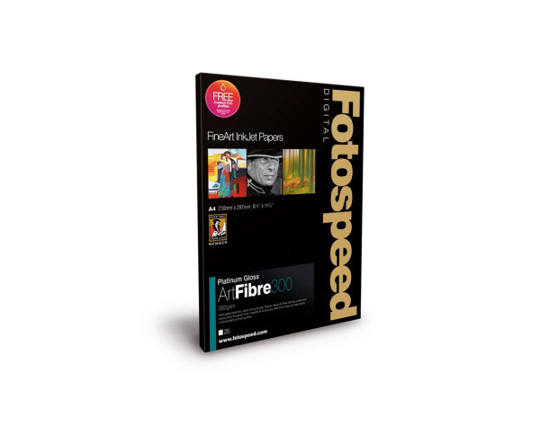 Fotospeed Platinum Gloss Art Fibre 300 A3 | 25 Blatt Fotospeed Platinum Gloss Art Fibre 300 A3 | 25 Blatt von Fotospeed