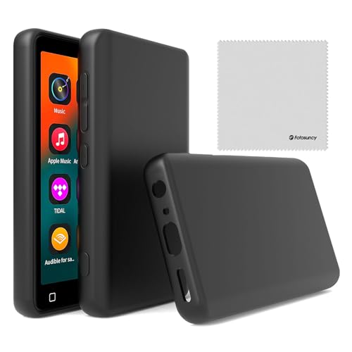 Mp3-Player-Hülle für Innioasis G1 G3 4 Zoll, Fotosuncy Slim Fit, weiches TPU, matt, mit Reinigungstuch, Schwarz Mp3-Player-Hülle für Innioasis G1 G3 4 Zoll, Fotosuncy Slim Fit, weiches TPU, matt, mit Reinigungstuch, Schwarz von Fotosuncy