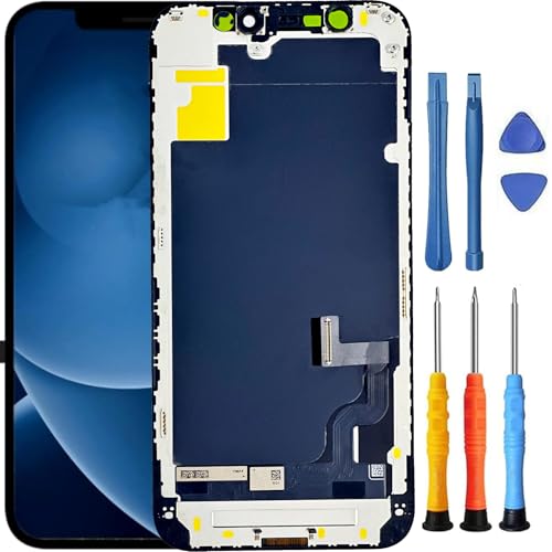 Foufinin Ersatzbildschirm für iPhone 12 Mini Bildschirm Ersatz für iPhone 12 Mini Bildschirm Ersatz mit A2176 A2398 A2399 A2400 LCD Display Touch Digitizer Montage mit Werkzeugen Schwarz 5,4 Zoll Foufinin Ersatzbildschirm für iPhone 12 Mini Bildschirm Ersatz für iPhone 12 Mini Bildschirm Ersatz mit A2176 A2398 A2399 A2400 LCD Display Touch Digitizer Montage mit Werkzeugen Schwarz 5,4 Zoll von Foufinin