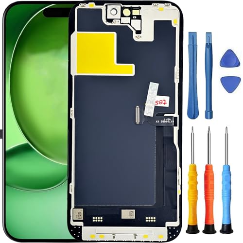 Foufinin Ersatzbildschirm für iPhone 14 Pro für iPhone 14 Pro Bildschirm Ersatz mit 2890 A2650 A2889 A2892 A2891 LCD Display Touch Digitizer Montage mit Werkzeugen Schwarz 6,1 Zoll Foufinin Ersatzbildschirm für iPhone 14 Pro für iPhone 14 Pro Bildschirm Ersatz mit 2890 A2650 A2889 A2892 A2891 LCD Display Touch Digitizer Montage mit Werkzeugen Schwarz 6,1 Zoll von Foufinin
