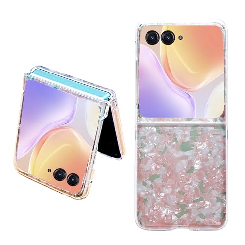 Fourmor Faltbare Handyhülle für Motorola RAZR Plus 2024/RAZR 2024 – Lasermuster, Thermoplastisches Polyurethan, Polycarbonat, Klapphülle, Pink Cyan Fourmor Faltbare Handyhülle für Motorola RAZR Plus 2024/RAZR 2024 – Lasermuster, Thermoplastisches Polyurethan, Polycarbonat, Klapphülle, Pink Cyan von Fourmor
