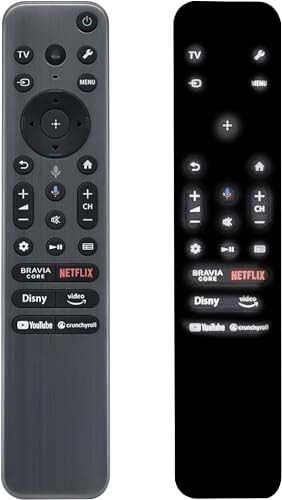 Neue RMF-TX910U Sprachfernbedienung Original -für die meisten Sony 2023 2024, Fernseher, Enthält Stimme, Hintergrundbeleuchtung und Metallgehäuse, compatibleXR-55A95L, XR-65A95L, 77A95L. Neue RMF-TX910U Sprachfernbedienung Original -für die meisten Sony 2023 2024, Fernseher, Enthält Stimme, Hintergrundbeleuchtung und Metallgehäuse, compatibleXR-55A95L, XR-65A95L, 77A95L. von Fourmor